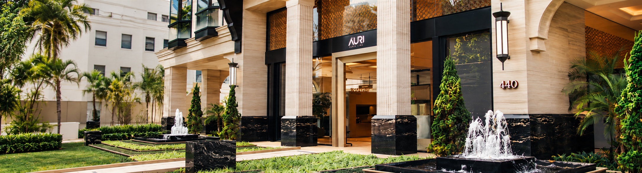 Entrada do Auri Faria Lima